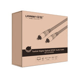 Ugreen 10541 lydkabel 3 m Toslink Sort