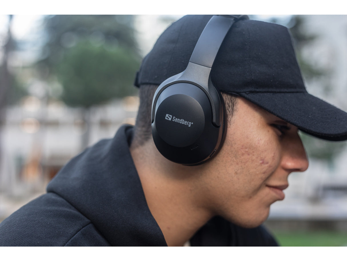 Sandberg 126-53 hovedtelefoner/headset Trådløs Opkald/musik Bluetooth Sort