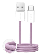 PURO PUCAC10WFABK415MTPNK USB-kabel USB 2.0 1,5 m USB A USB C Lyserød