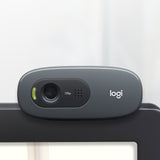 Logitech C270 HD webcam 3 MP 1280 x 720 pixel USB Grå, Mørkegrå