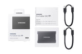 Samsung Portable SSD T7 2 TB USB Type-C 3.2 Gen 2 (3.1 Gen 2) Grå
