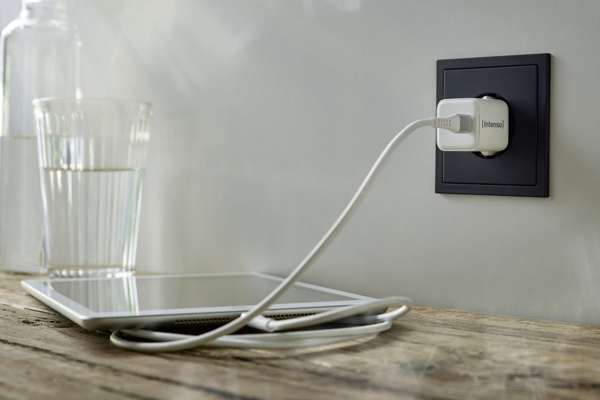 Intenso 7803022 Power Adapter W30C GaN white