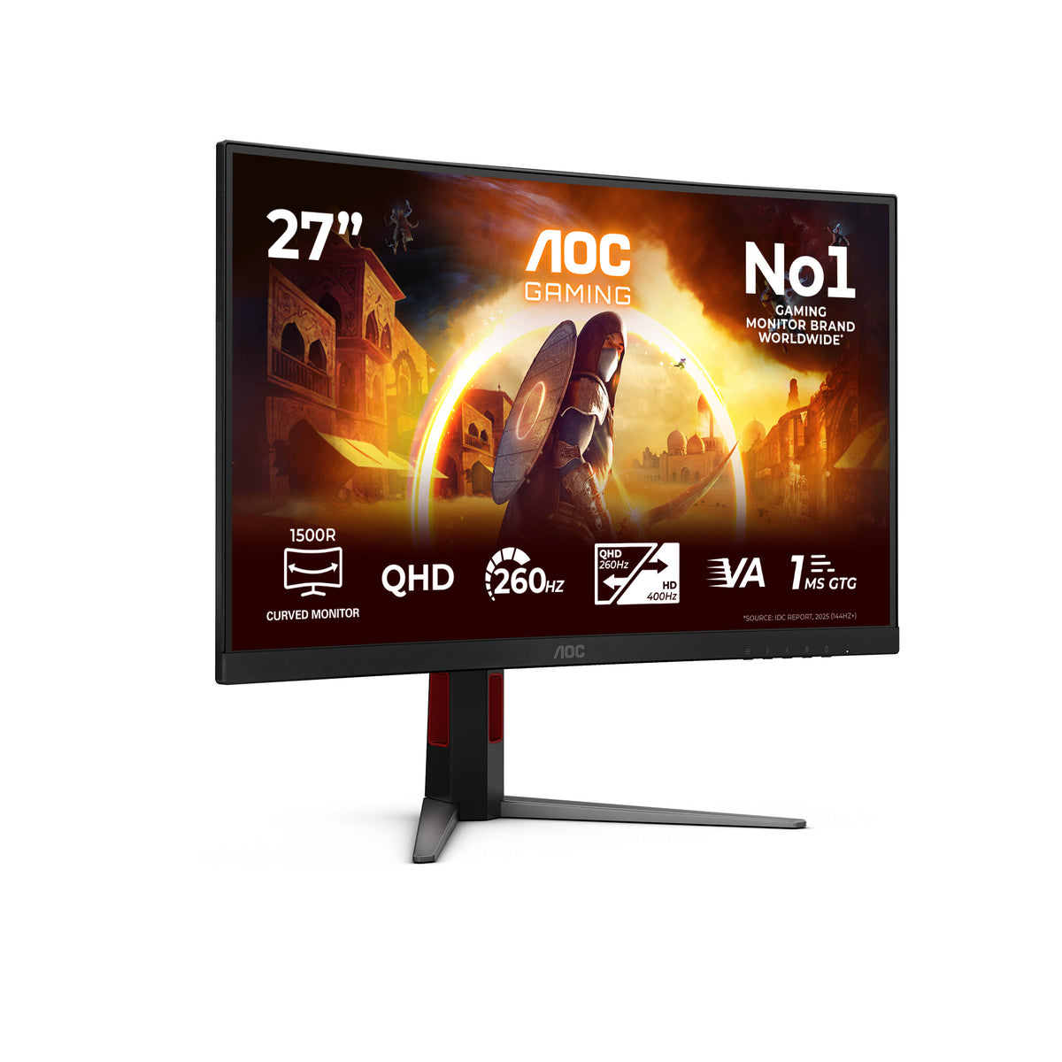 AOC Gaming CQ27G4Z2 27 Fast VA 2560 x 1440 (2K) HDMI DisplayPort 260Hz