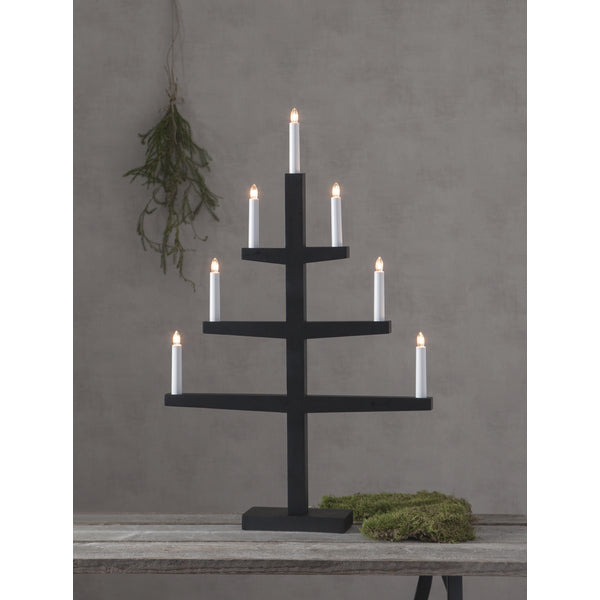 Star Trading Rut 7 arm rød adventsstage