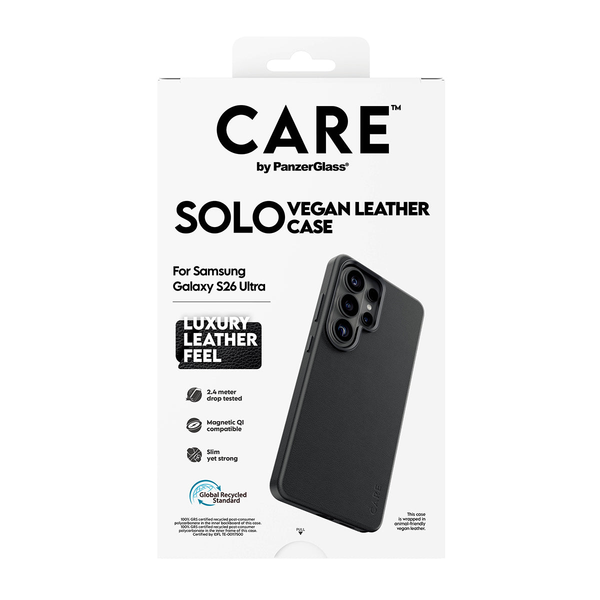 CARE by PanzerGlass Solo Case Black Samsung Galaxy S26 Ultra