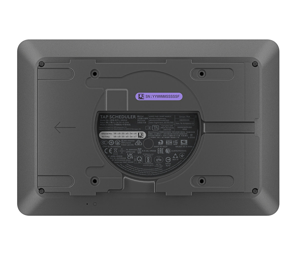 Logitech Tap Scheduler system til videokonference Ethernet LAN
