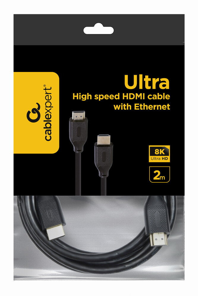 Gembird CC-HDMI8K-2M HDMI-kabel HDMI Type A (Standard) Sort