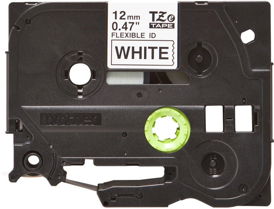 Brother TZe FX231 Fleksibelt ID-tape  (1,2 cm x 8 m) 1kassette(r)