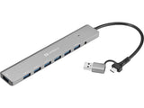 Sandberg 136-66 interface hub USB 3.2 Gen 1 (3.1 Gen 1) Type-A + Type-C 5000 Mbit/s