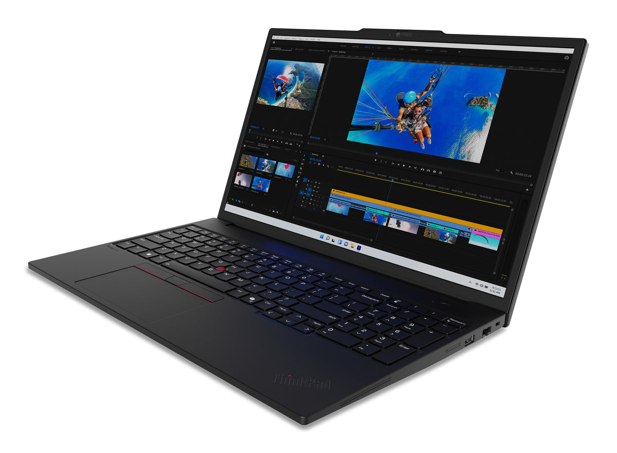 Lenovo ThinkPad P16s Gen 3 Ultra 5 125H, 16GB, 512GB SSD, WEBCAM, BT, NVIDIA RTX™ 500 Ada w/4GB, 16 WUXGA(1920x1200), W11Pro BLACK Backlit Keyboard FP Reader. 3 Year Warranty