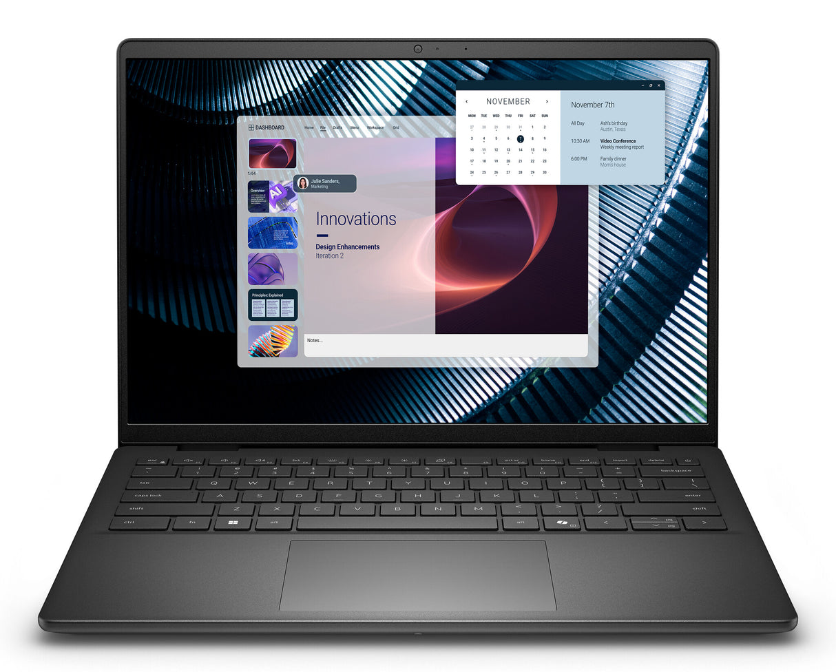 DELL Pro 14 Essential PV14250 Intel Core 7 150U Laptop 35,6 cm (14") Full HD+ 16 GB DDR5-SDRAM 512 GB SSD Wi-Fi 6 (802.11ax) Windows 11 Pro Nordisk Sort