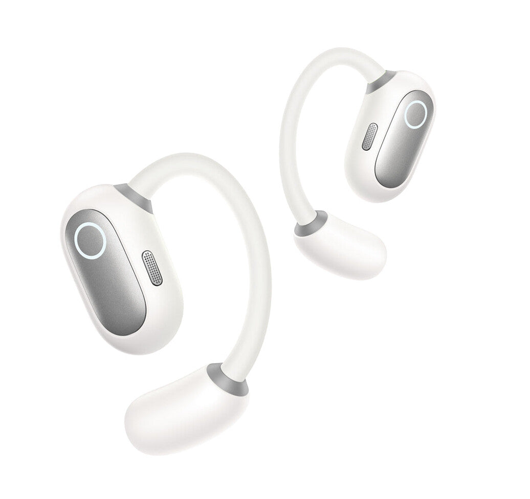 Baseus Eli Sport 1 Headset True Wireless Stereo (TWS) Ørekrog, Open-ear Opkald/musik USB Type-C Bluetooth Hvid