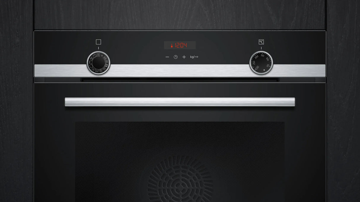 Siemens iQ300 HQ574AER3 ovn 71 L Sort, Rustfrit stål