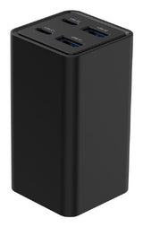 Gembird TA-UC-2A2C-PD65-01-BK oplader til mobil enhed Laptop, Smartphone Sort Vekselstrøm Hurtig opladning Indendørs