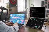 Acer PD163Qbmiuux computerskærm 39,6 cm (15.6") 1920 x 1080 pixel Double Full HD LED Grå