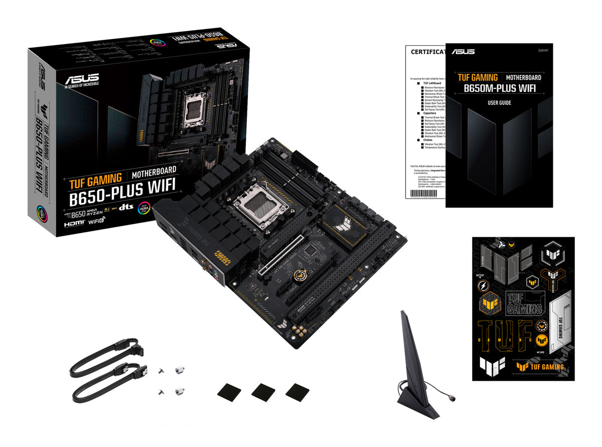 ASUS TUF GAMING B650-PLUS WIFI AMD B650 Sokkel AM5 ATX