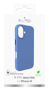 PURO Icon Mag Pro mobiltelefon etui 15,5 cm (6.1") Cover Blå