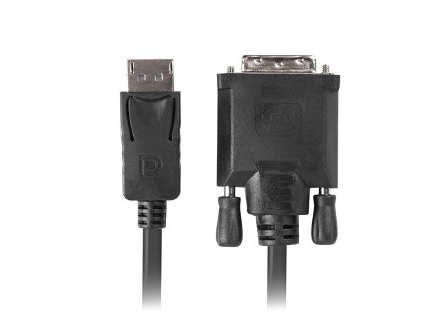Lanberg CA-DPDV-10CU-0018-BK videokabel adapter 1,8 m DisplayPort DVI-D Sort
