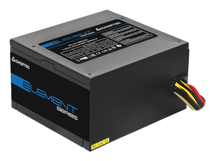 Chieftec ELP-500S enhed til strømforsyning 500 W 20+4 pin ATX PS/2 Sort