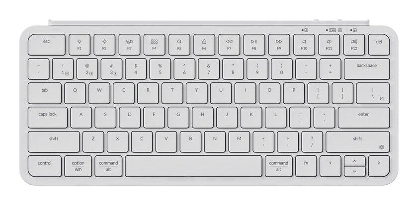 Keychron B1P-K8 tastatur Hjemme/kontor USB + RF Wireless + Bluetooth Elfenben