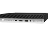 T1A HP EliteDesk 800 G5 Refurbished Intel® Core™ i5 i5-9500 8 GB DDR4-SDRAM 256 GB SSD Windows 11 Pro Mini PC Sort, Sølv