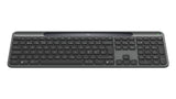 Logitech Signature Slim Solar + K980 tastatur Universel RF trådløs + Bluetooth QWERTY Dansk, Finsk, Norsk, Svensk Grafit