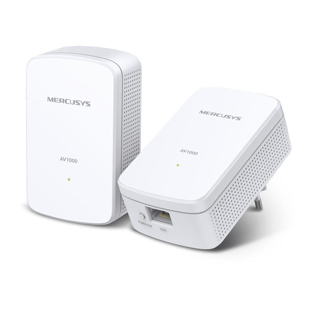 Mercusys MP500 KIT Power Line netværksadapter 1000 Mbit/s Ethernet LAN Hvid 2 stk
