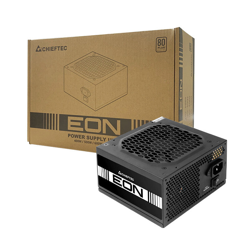Chieftec EON enhed til strømforsyning 600 W 20+4 pin ATX ATX Sort