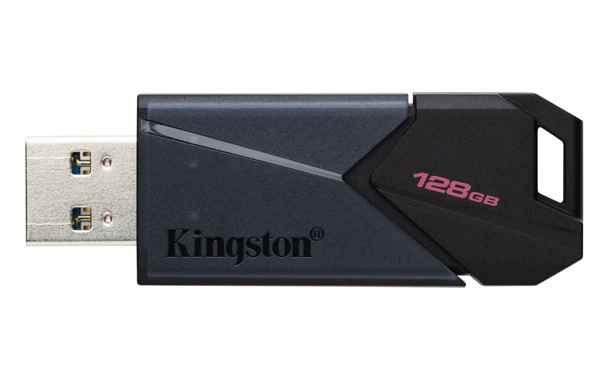 Kingston Technology DataTraveler 128 GB Portable USB 3.2 Gen 1 Exodia Onyx