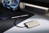 Intenso MW10000 Lithium polymer (LiPo) 10000 mAh Trådløs opladning Champagne