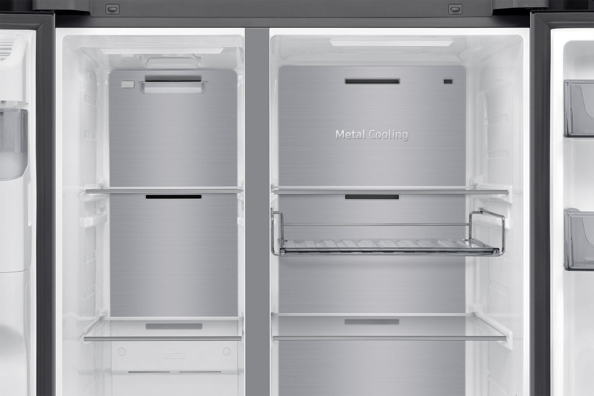 Samsung RS80F64KET side-by-side køle-fryseskab Fritstående 640 L Rustfrit stål