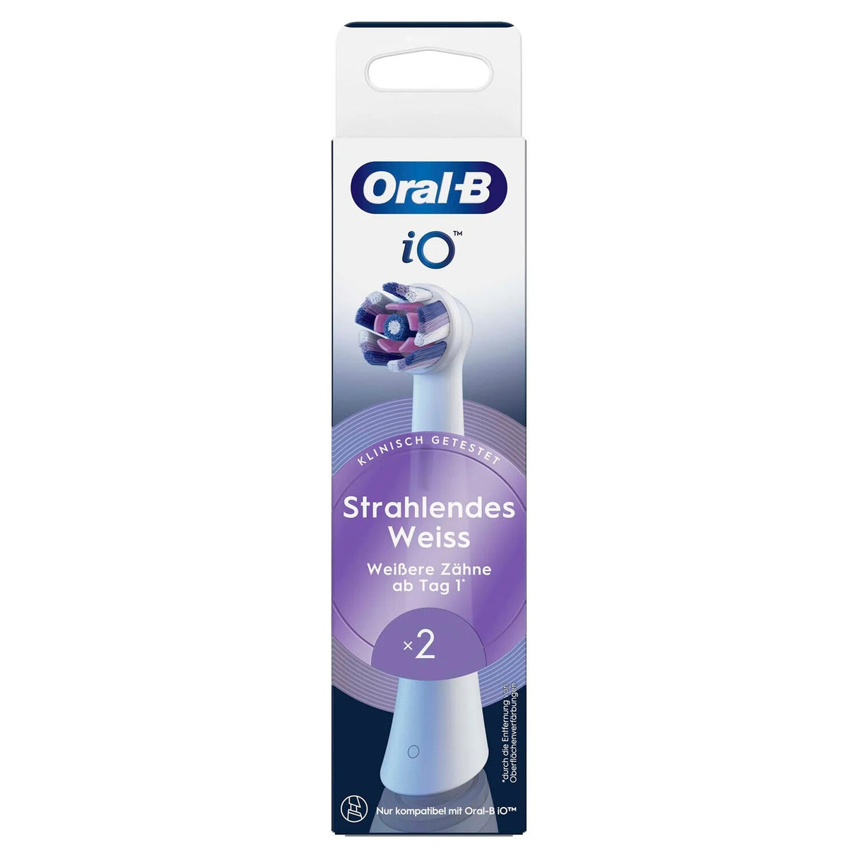 Oral-B 373210 børstehoved til elektrisk tandbørste 2 stk Hvid