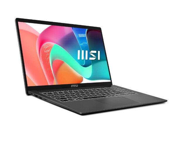MSI Modern 15 F13MG-473NL Intel® Core™ i3 i3-1315U Laptop 39,6 cm (15.6") Fuld HD 16 GB DDR4-SDRAM 512 GB SSD Wi-Fi 6E (802.11ax) Windows 11 Home Grå