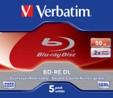 Verbatim 5x BD-RE DL 50GB