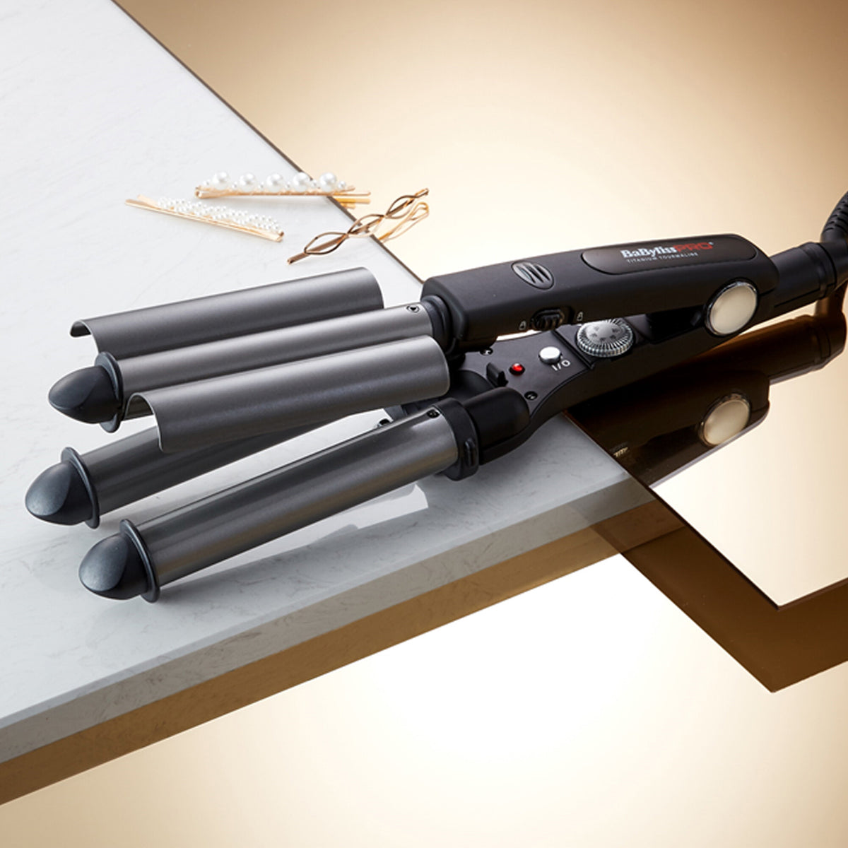 BaByliss PRO Waver Krøllejern Sort