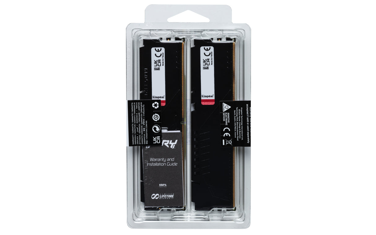 Kingston Technology FURY Beast 64GB 6000MT/s DDR5 CL36 DIMM (sæt med 2) Black EXPO