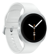 Samsung Galaxy Watch 8 3,3 cm (1.3") AMOLED 40 mm Digital 438 x 438 pixel Berøringsskærm 4G Sølv Wi-Fi GPS (satellit)