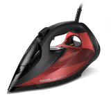 Philips 7000 series DST7022/40 strygejern Dampstrygejern SteamGlide Plus strygesål 2800 W Sort, Rød