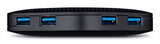 TP-Link UH400 interface hub USB 3.2 Gen 1 (3.1 Gen 1) Type-A 5000 Mbit/s Sort