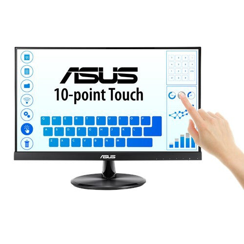 ASUS VT229H computerskærm 54,6 cm (21.5") 1920 x 1080 pixel Fuld HD LED Berøringsskærm Sort