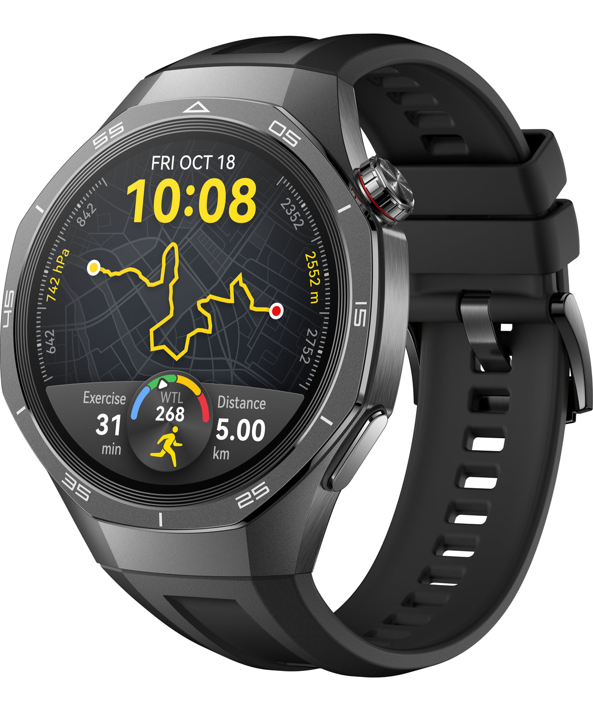 Huawei Watch GT 5 Pro 46 mm Sort SmartWatch