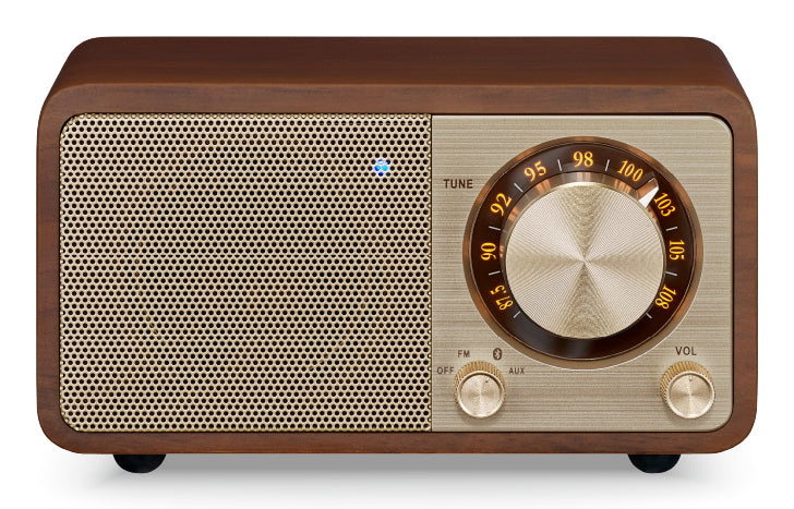 Sangean WR-7 Plus radio natural cherry