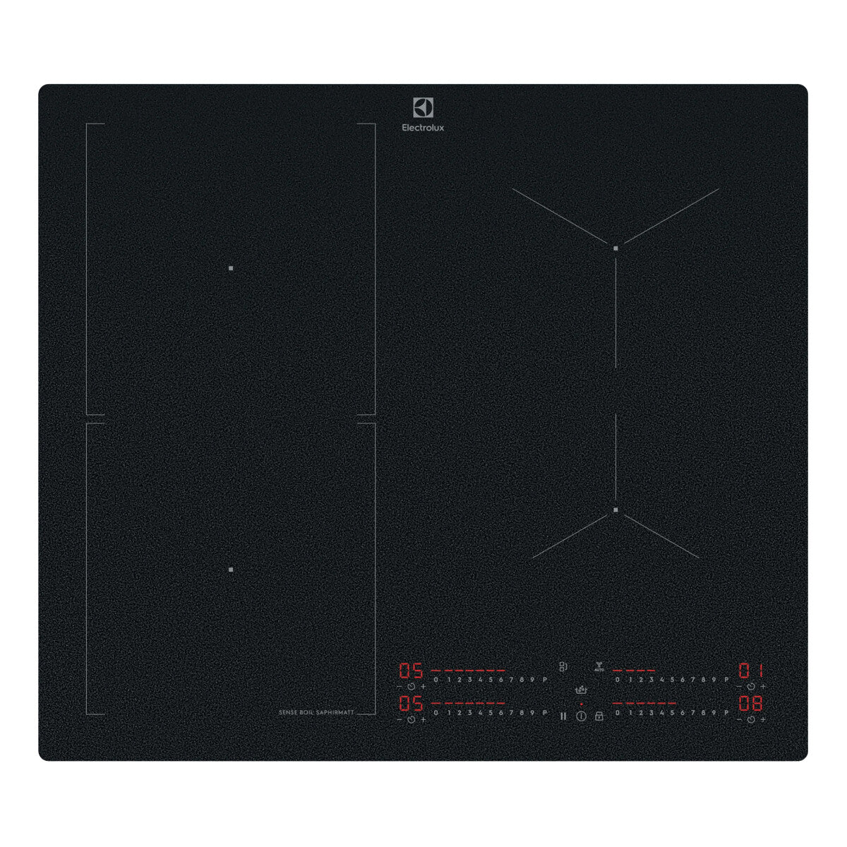 Electrolux EIS62453IZ Black Built-in 60 cm Zone induction hob 4 zone(s)