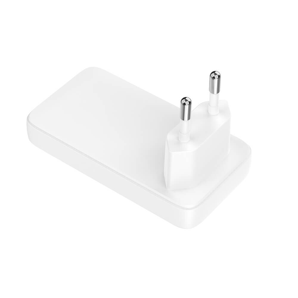 Gear Oplader 220V 1xUSB-C+1xUSB-A PD/PPS 36W+QC 18W GaN Hvid