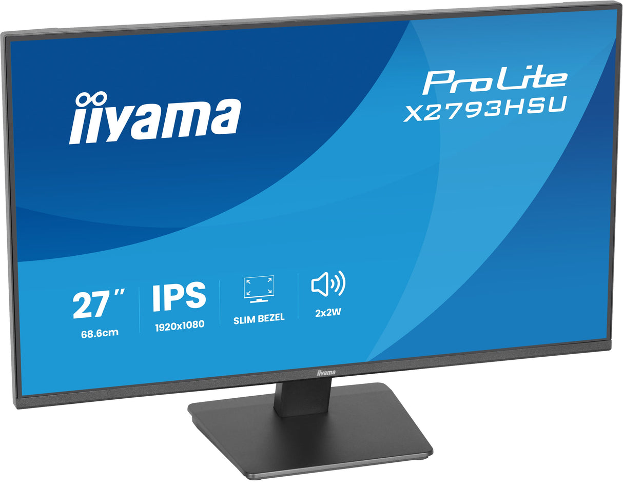 Iiyama X2793HSU-B1 27 IPS 1920 x 1080 (Full HD) HDMI DisplayPort 120Hz