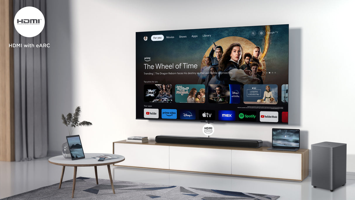TCL S S55H Titanium 2.1 kanaler 110 W