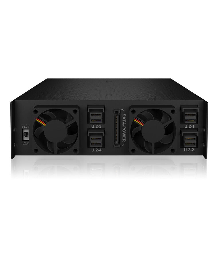 ICY BOX IB-2242U2K 13.3 cm (5.25") Storage drive tray Black