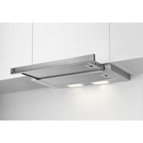 Electrolux LFP326S Semi indbygget (træk ud) Grå, Rustfrit stål 410 m³/t