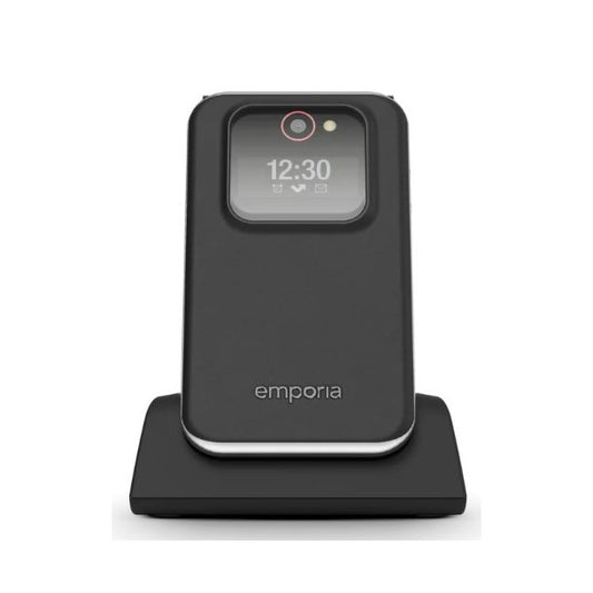 Emporia JOY 4G foldbar mobiltelefon, sort