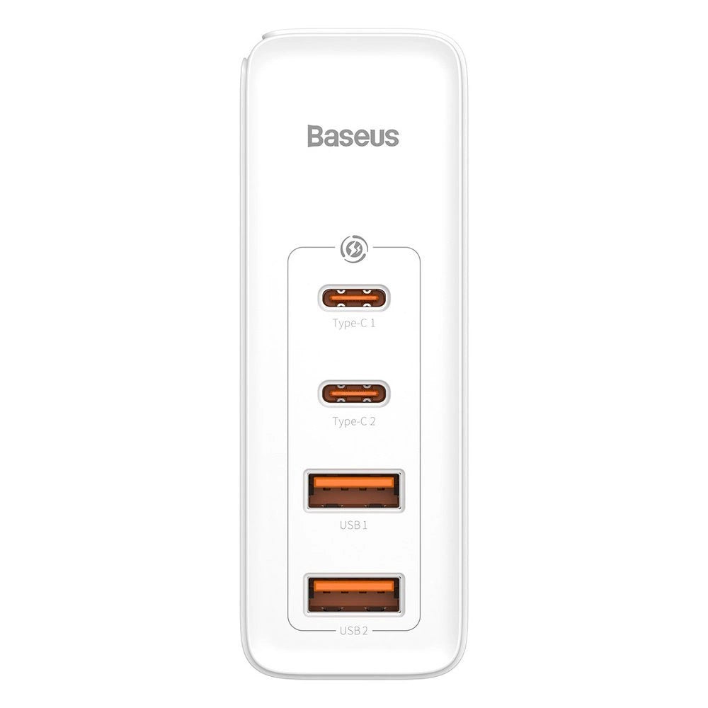 Baseus GaN2 Pro hurtigoplader 100W USB / USB Type C Quick Charge 4+ Strømforsyning hvid